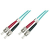 DIGITUS câble patch à fibres optiques, 2xST - 2xST,OM3, 10m