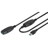 DIGITUS Câble de rallonge actif USB 3.0, 15,0 m