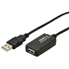 DIGITUS Câble rallonge USB 2.0 haute qualité, 5,0 m