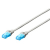 DIGITUS Câble patch, Cat. 5e, U/UTP, 2,0 m, bleu