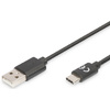 ASSMANN Câble de raccordement USB 2.0, USB-C - USB-A, 1,8 m