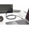 DIGITUS Câble adaptateur USB Type-C, Type-C - DVI, 2,0m