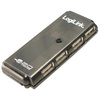Logilink Hub USB 2.0, 4 ports, anthracite-transparent