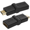 LogiLink Adaptateur HDMI femelle - HDMI mâle, inclinable