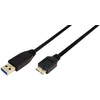 LogiLink Câble USB 3.0, USB A - micro USB B mâle, 0,6 m