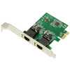 LogiLink Carte réseau PCI Gigabit Ethernet RJ45, 2 ports