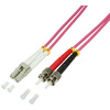 LogiLink Câble Patch à fibre optique, LC Duplex - 2 x ST
