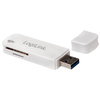 LogiLink Mini lecteur de cartes USB 3.0, blanc