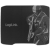 LogiLink Tapis de souris XL Gaming, noir avec motif