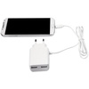 LogiLink Chargeur secteur USB avec câble micro USB, blanc