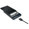 LogiLink Boîtier pour disque dur SATA 2,5', USB 3.0, noir