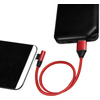 LogiLink Câble USB 2.0, USB-A - Micro USB, 0,3 m, rouge