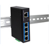 LogiLink Switch industriel Gigabit Ethernet PoE, 5 ports