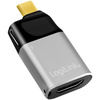 LogiLink Adaptateur graphique, USB-C - HDMI/USB-C
