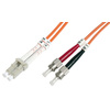 DIGITUS Câble patch fibres optiques, OM2, 2 x ST - LC-Duplex
