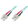 DIGITUS Câble à fibre optique, SC-Duplex - SC-Duplex, OM3,1m