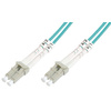 DIGITUS Câble patch fibre optiq., 2x LC - 2x LC, OM3, 1,0 m