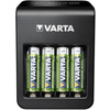 VARTA Chargeur LCD Plug Charger+, avec 4 piles AA