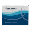 WATERMAN Cartouche d'encre longue, bleu sérénité  - 43367