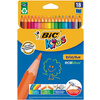 BIC KIDS Crayons de couleur Evolution ECOlutions, étui en  - 91063