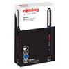 rotring Stylo roller Rollerball, largeur tracé: 0,7 mm, bleu