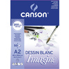 CANSON Bloc à dessin Imagine, format A2, 200 g/m2