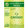 CANSON Bloc de papier à dessin recyclé, A4, 90 g/m2, blanc