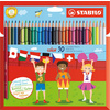 STABILO Crayons de couleur color, hexagonal, étui en carton