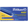 Pelikan Cartouches d'encre grand volume 4001 GTP/5,bleu-noir