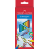 FABER-CASTELL Crayons de couleur triangulaires, étui de 12
