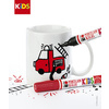 Marabu KiDS Kit de peinture Mug TIM