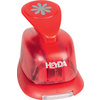 HEYDA Perforatrice à motif 'coeur', petit, couleur: rouge