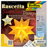 folia Feuilles de papier pliable étoile Bascetta, jaune