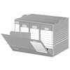ELBA container d'archives tric, A4 et A3, gris/blanc