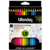 Wonday Crayons de couleur, étui carton de 12