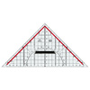 M+R Equerre géométrique, plexiglas, hypoténuse: 250 mm