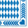 PAPSTAR Serviette à motif 'Bleu bavarois', 330 x 330 mm