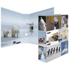 HERMA Classeur à levier 'Animals', A4, mondes de glace