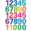 HERMA stickers chiffres MAGIC GLITTERY 0-9, imprimé en