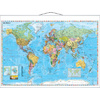 FRANKEN Carte du monde, laminé, (l)1.370 x (H)970 mm