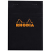 RHODIA Bloc agrafé No. 13, format A6, quadrillé 5x5, orange