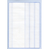 ELVE Piqûre comptable, 6 colonnes sur 1 page, 315 x 240 mm