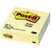 Post-it Bloc-note adhésif XL, ligné, 100 x 100 mm, jaune