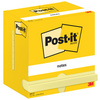 Post-it Bloc-note adhésif, 51 x 76 mm, jaune  - 21724