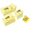 Post-it Notes notes adhésives, 76 x 76 mm, 5+1GRATUIT, jaune