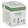 Post-it Bloc-note adhésif Recycling Notes, 76 x 76 mm
