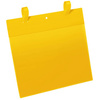 DURABLE Pochette pour casier en treillis, A4 paysage, jaune
