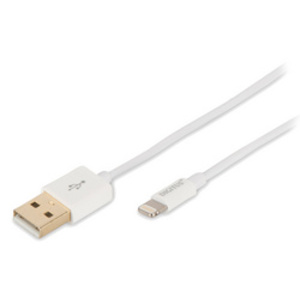DIGITUS Cable de données et de recharge, Apple Lightning