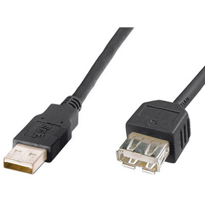 DIGITUS Rallonge USB 2.0, noir, 1,8 m