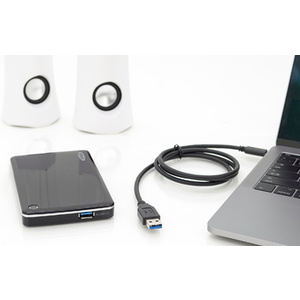 ASSMANN Câble de raccordement USB 3.1, USB-C - USB-A, 1,0 m